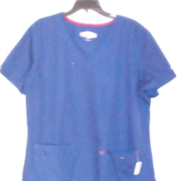 Scrub Zone Tops - Scrub Zone Navy XL Scrub Top